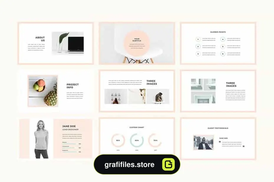 قالب پاورپوینت و کینوت Blossom Presentation Template