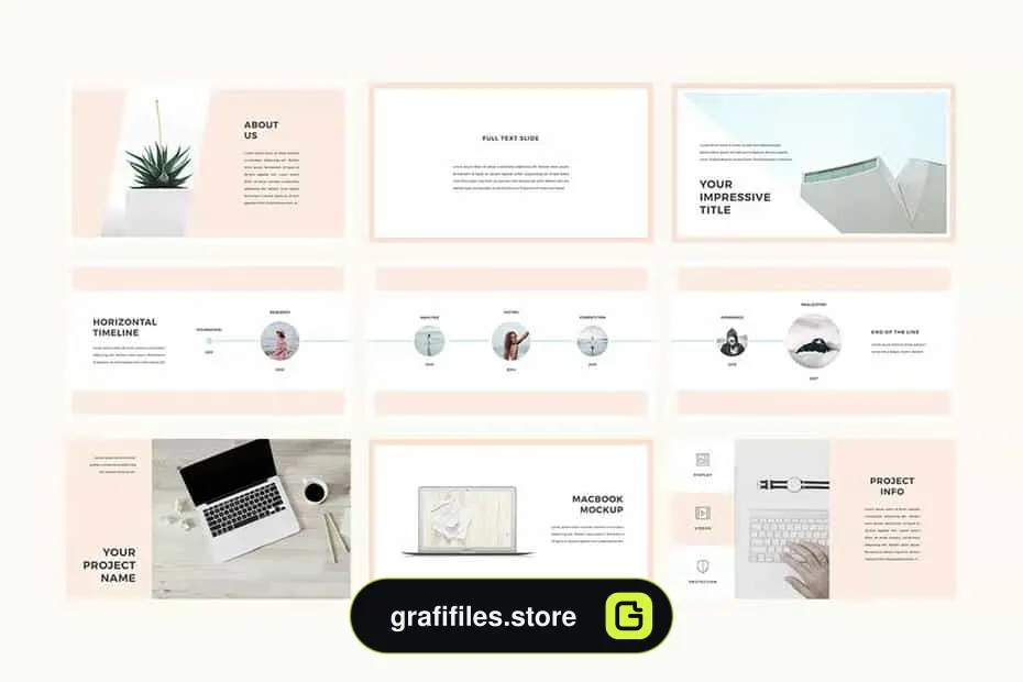 قالب پاورپوینت و کینوت Blossom Presentation Template - 5
