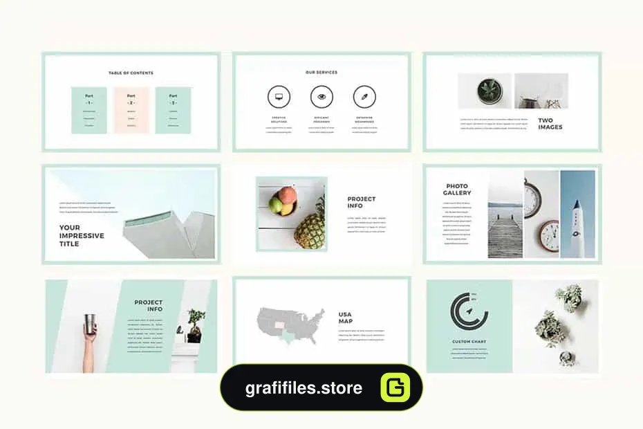 قالب پاورپوینت و کینوت Blossom Presentation Template - 7