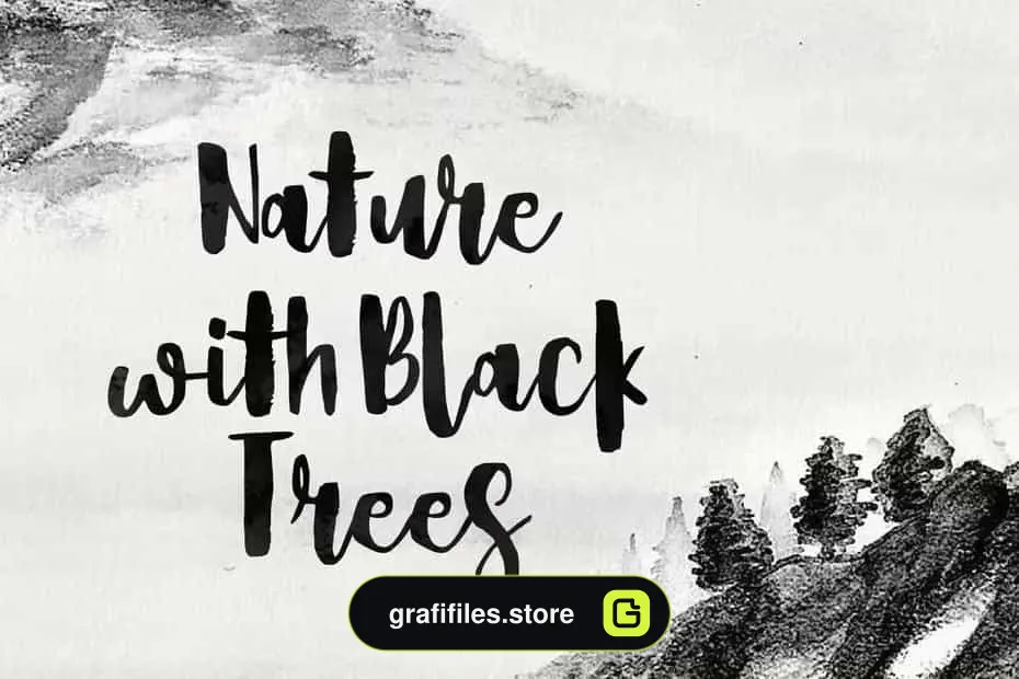 فونت انگلیسی Bold Ink Simple Font - 3