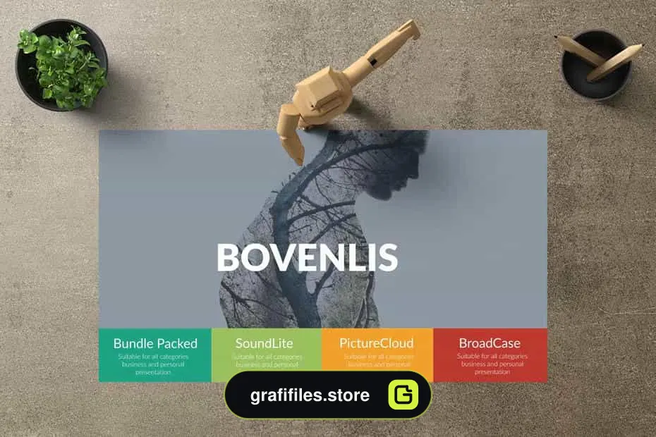 قالب پاورپوینت BOVENLIS Powerpoint Template