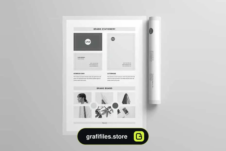 دانلود قالب آماده ورد دستورالعمل های برند Brand Guidelines | MS Word & Indesign - 6 قالب آماده ورد دستورالعمل های برند - 5