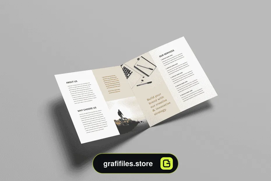 قالب آماده ورد بروشور Brochure - 2