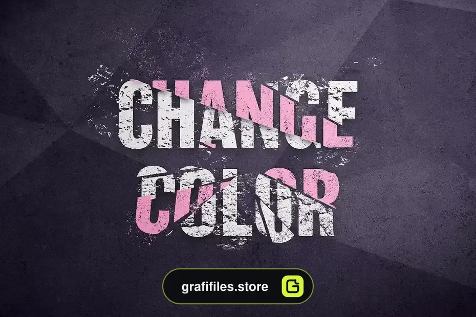 افکت متن Broken Text Effect - 1