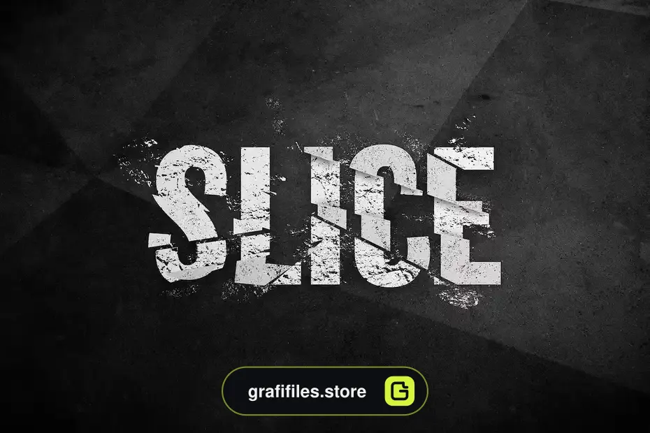 افکت متن Broken Text Effect - 3