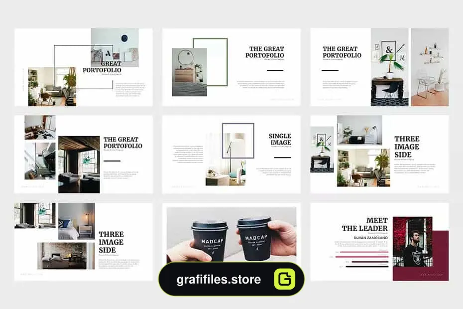 قالب پاورپوینت Brutto Real Estate Powerpoint Template