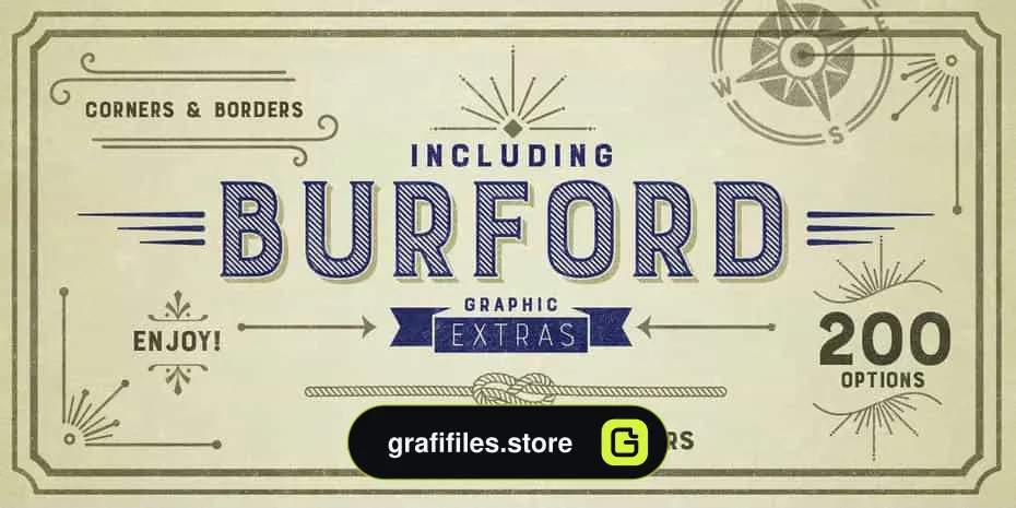 فونت انگلیسی نقطه چین Burford Dots