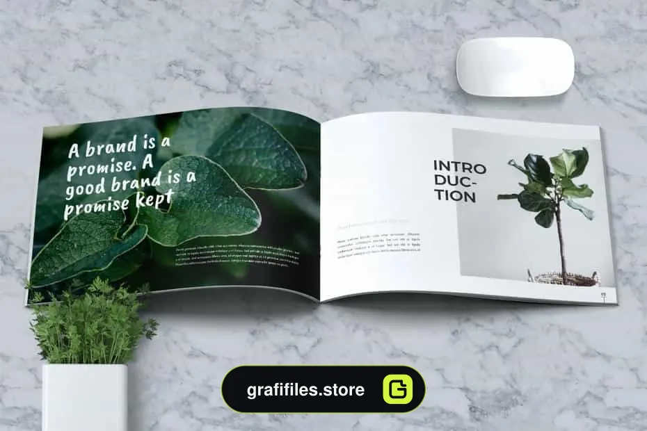 قالب ایندیزاین بروشور Business Brochure Template Vol. 05