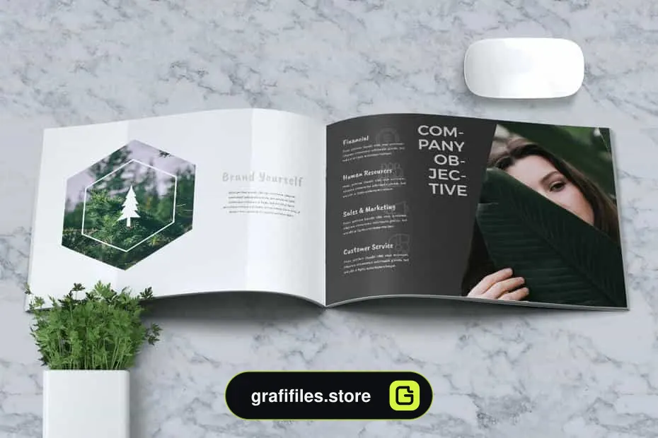 قالب ایندیزاین بروشور Business Brochure Template Vol. 05