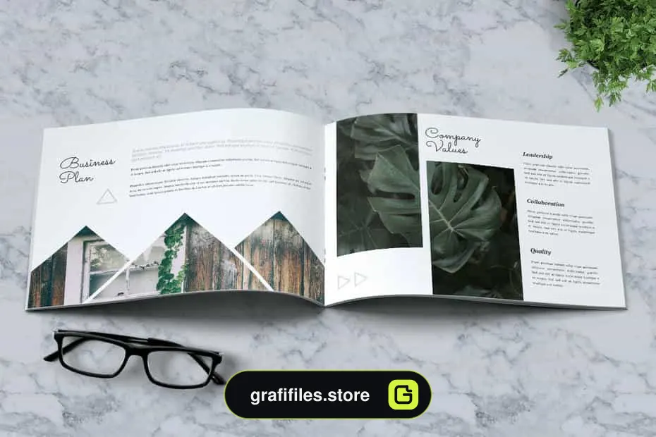 دانلود قالب ایندیزاین بروشور Business Brochure Template Vol. 06 - 6 قالب ایندیزاین بروشور Business Brochure Template - 5