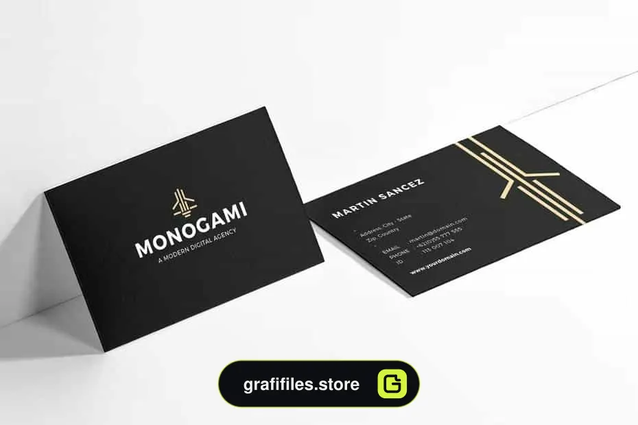 قالب آماده ایندیزاین کارت ویزیت Business Card 2
