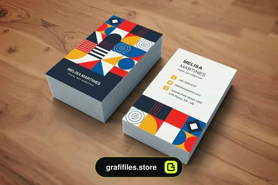 طرح وکتور کارت ویزیت Business Card 8