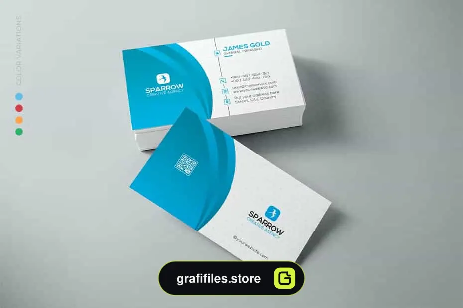 طرح لایه باز کارت ویزیت Business Card 41