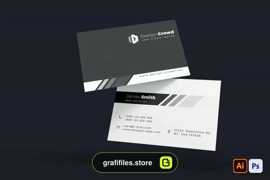 طرح لایه باز کارت ویزیت Business Card 36