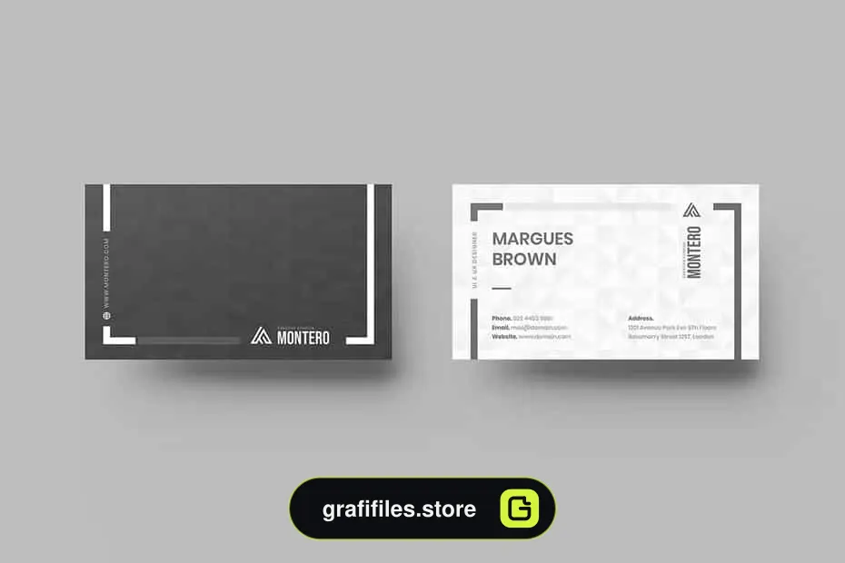 طرح وکتور کارت ویزیت Business Card 37 - 1
