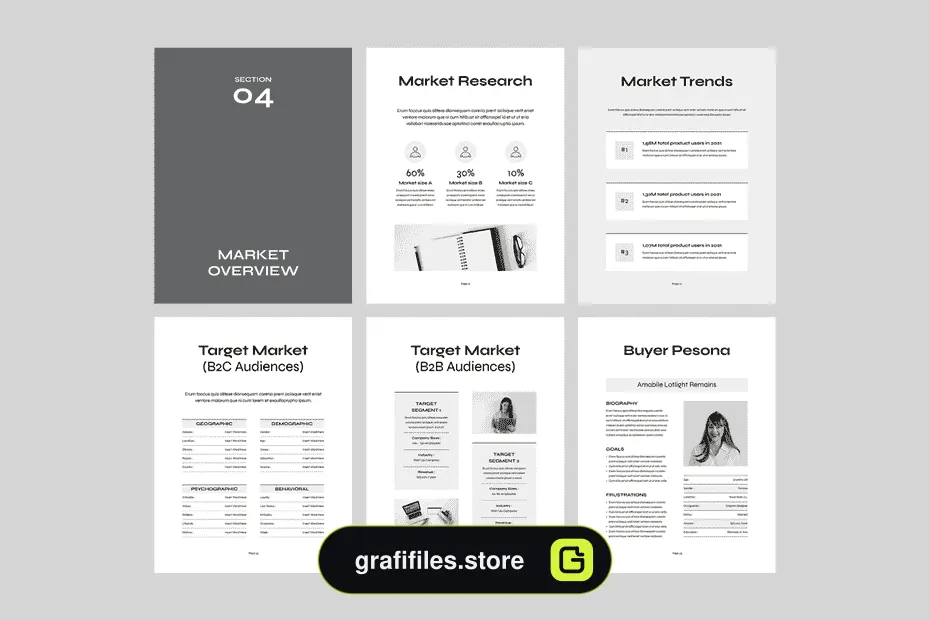 قالب آماده ورد Business Plan