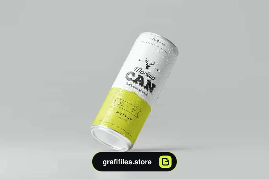دانلود موکاپ قوطی نوشابه Can Mock-up 3