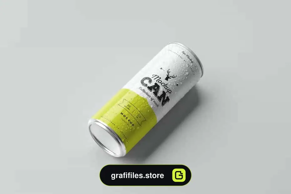 موکاپ قوطی نوشابه Can Mock-up 3