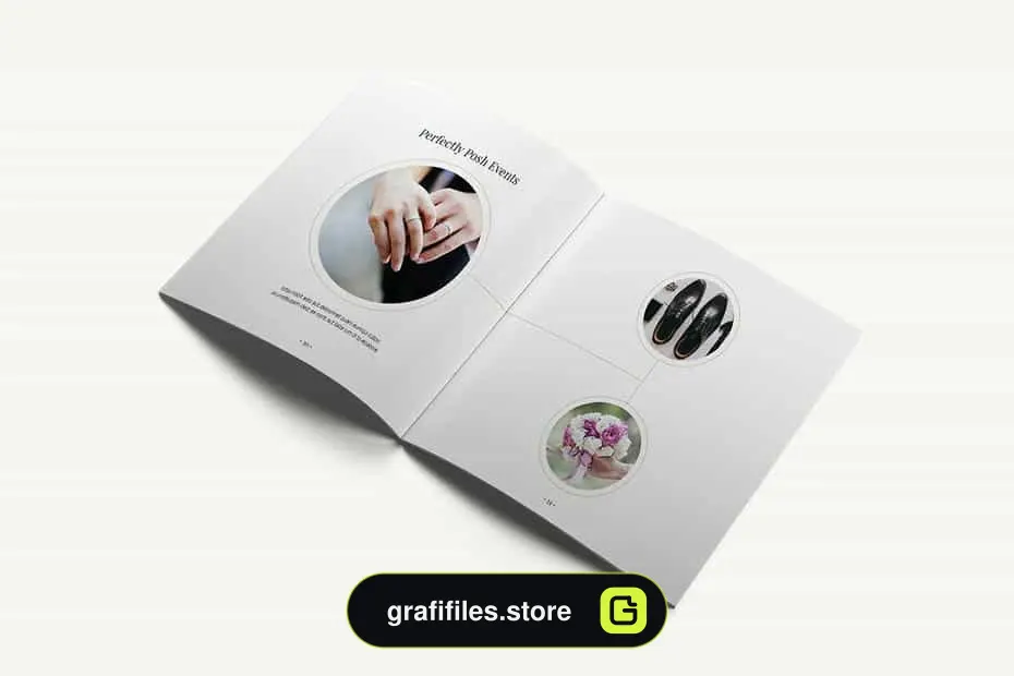 قالب ایندیزاین لوک بوک Cara Lookbook Template