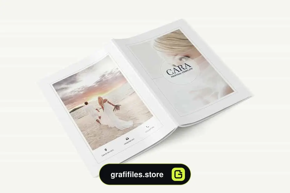 قالب ایندیزاین پروپوزال Cara Proposal Template
