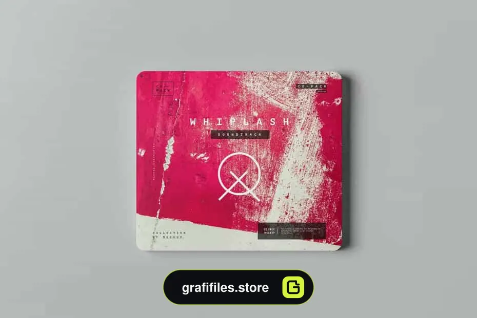 موکاپ کاور سی دی CD Pack Mock-up 3