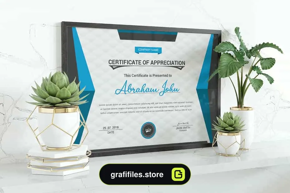 قالب آماده ورد سرتیفیکیت Certificates Word Template
