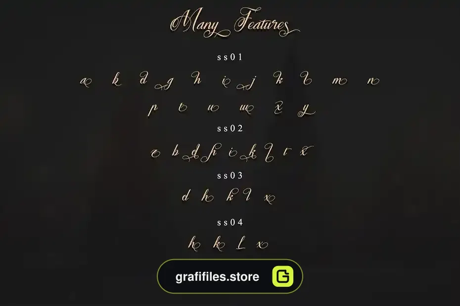 فونت انگلیسی Christmas Faithful - 5