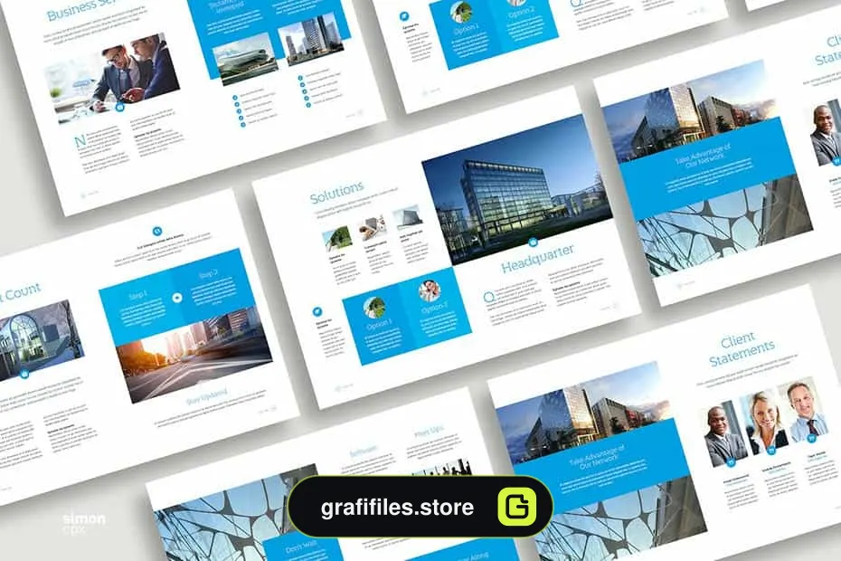 دانلود قالب ایندیزاین بروشور تجاری Cingo – Business Brochure - 2 قالب ایندیزاین بروشور تجاری Cingo – Business Brochure