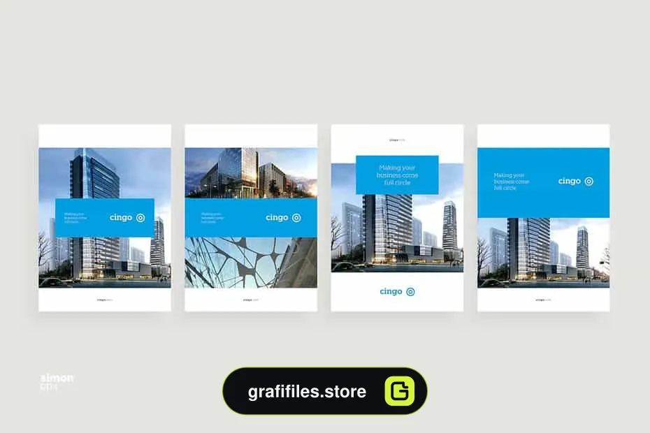 دانلود قالب ایندیزاین بروشور تجاری Cingo – Business Brochure - 5 قالب ایندیزاین بروشور تجاری Cingo - 4
