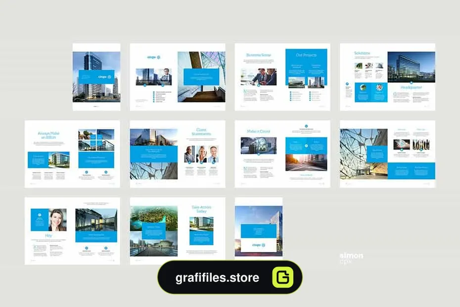 دانلود قالب ایندیزاین بروشور تجاری Cingo – Business Brochure - 13 قالب ایندیزاین بروشور تجاری Cingo - 12
