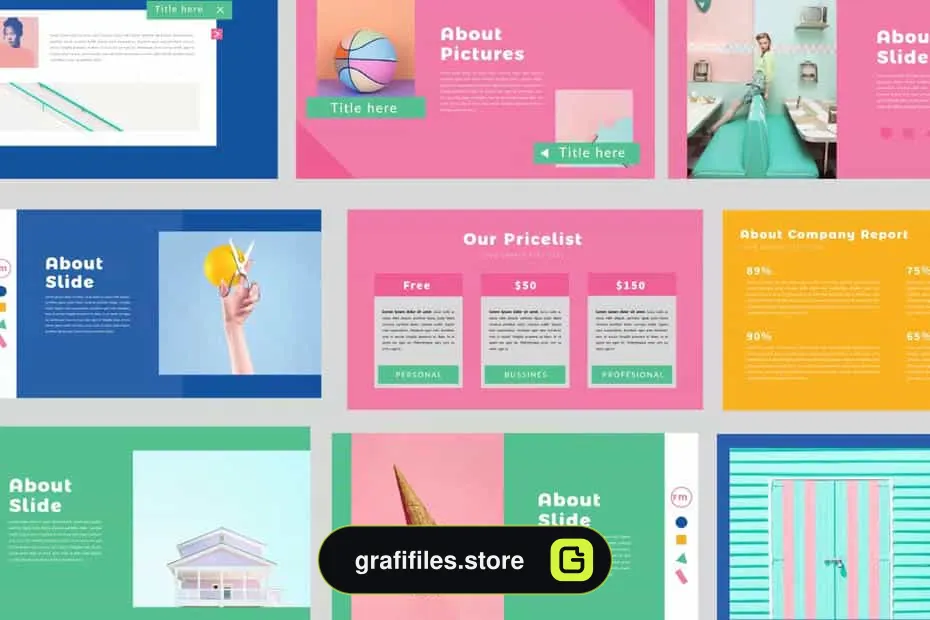 قالب پاورپوینت Color FUN - Powerpoint