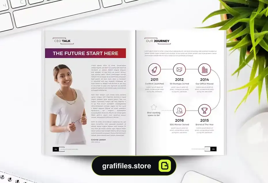 دانلود قالب ایندیزاین شرکتی Company Profile Indesign Template - 6 قالب ایندیزاین شرکتی - 5