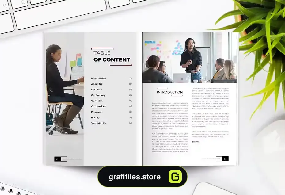 دانلود قالب ایندیزاین شرکتی Company Profile Indesign Template - 12 قالب ایندیزاین شرکتی - 11