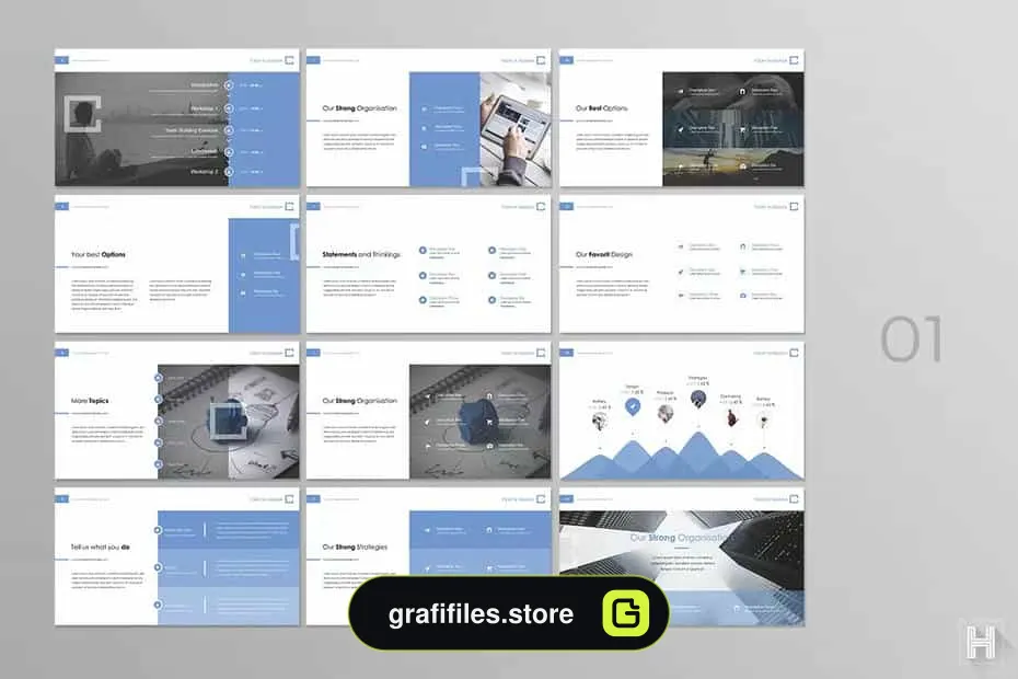 قالب پاورپوینت Contact Powerpoint Template