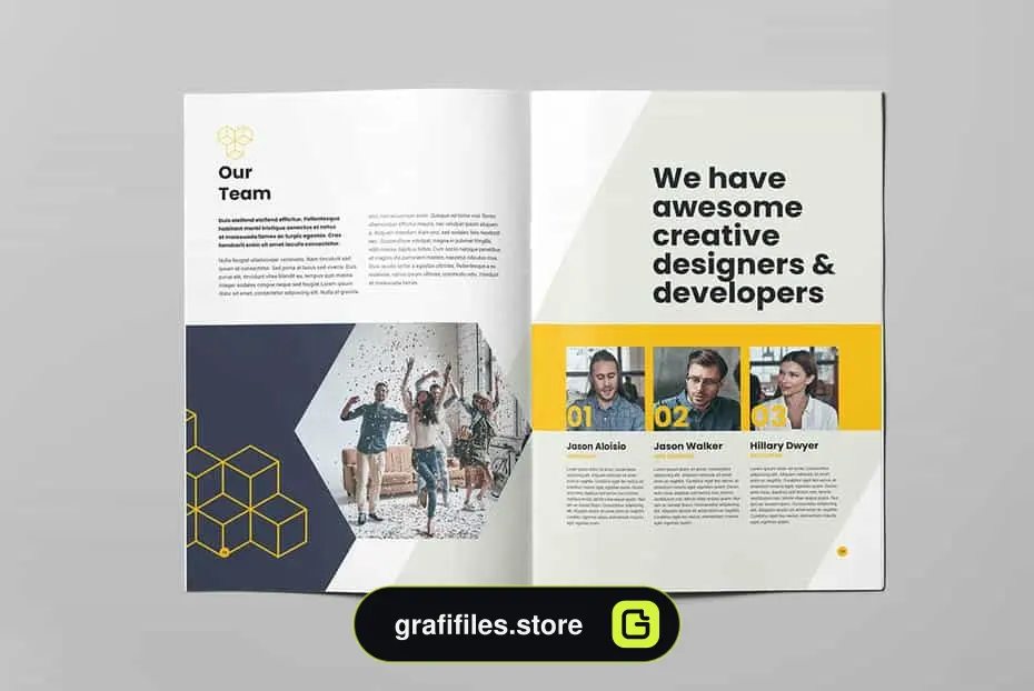 قالب ایندیزاین بروشور Creative Brochure - 15