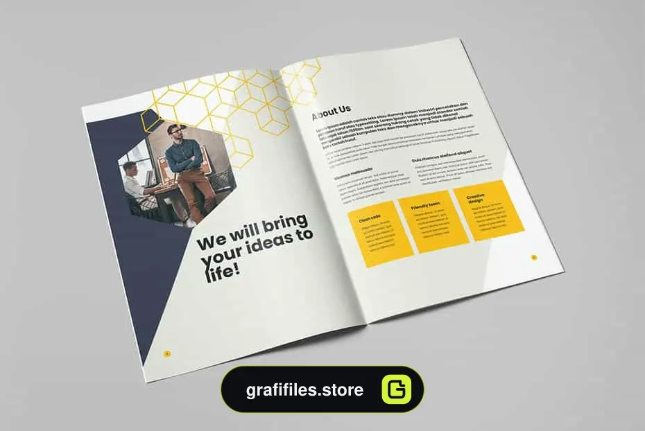 قالب ایندیزاین بروشور Creative Brochure Vol.2