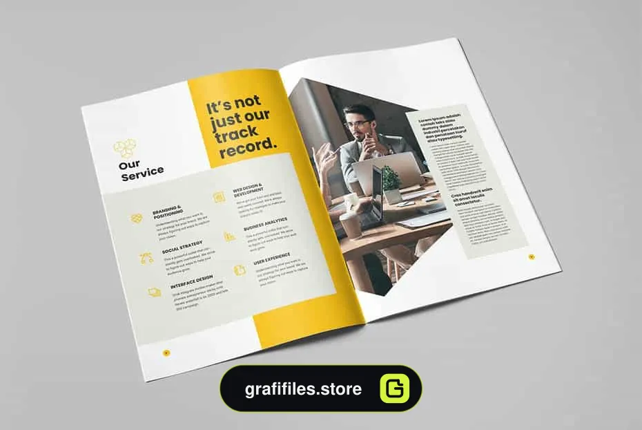 قالب ایندیزاین بروشور Creative Brochure - 5