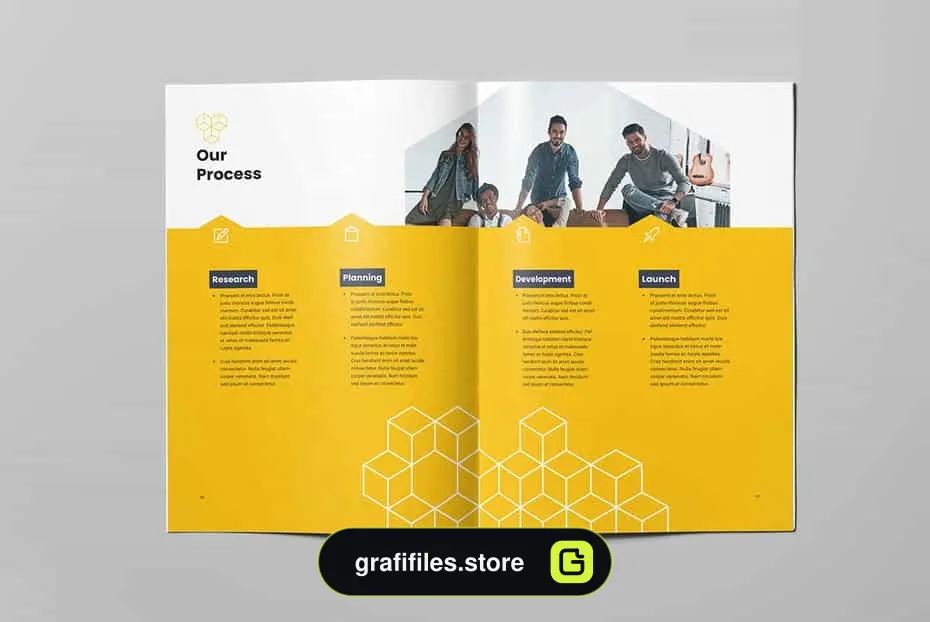 قالب ایندیزاین بروشور Creative Brochure - 7