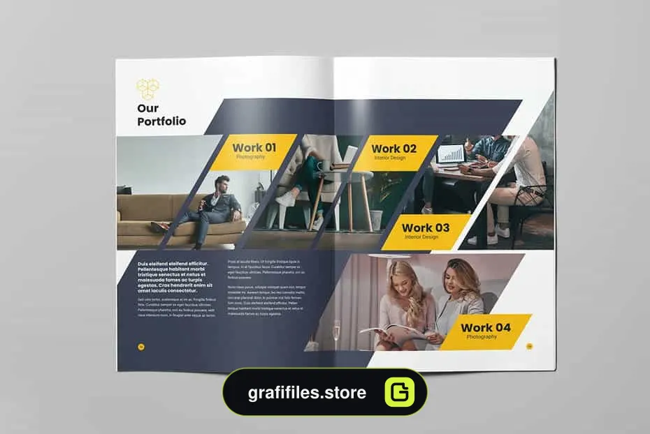 قالب ایندیزاین بروشور Creative Brochure - 11