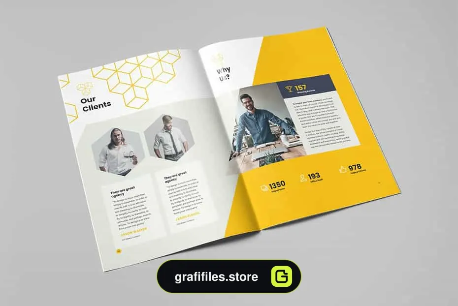 قالب ایندیزاین بروشور Creative Brochure - 13