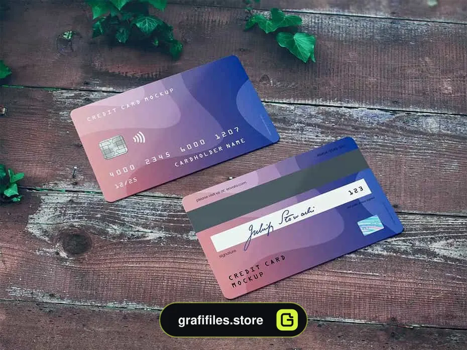 موکاپ کارت اعتباری Credit Card - 16