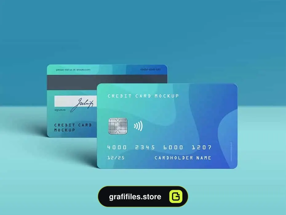موکاپ کارت اعتباری Credit Card / Membership Card MockUp