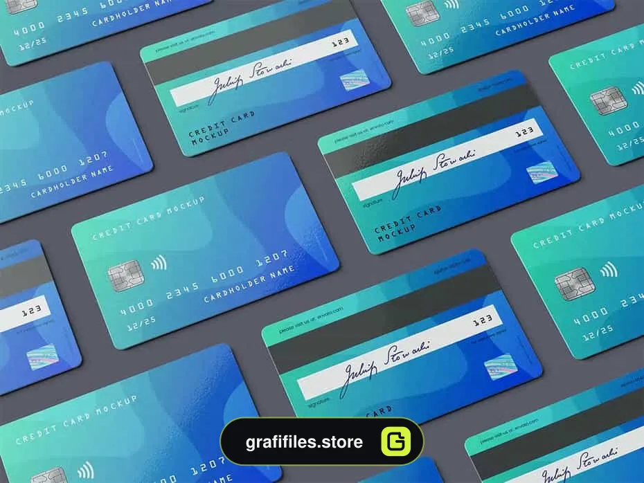 موکاپ کارت اعتباری Credit Card - 14