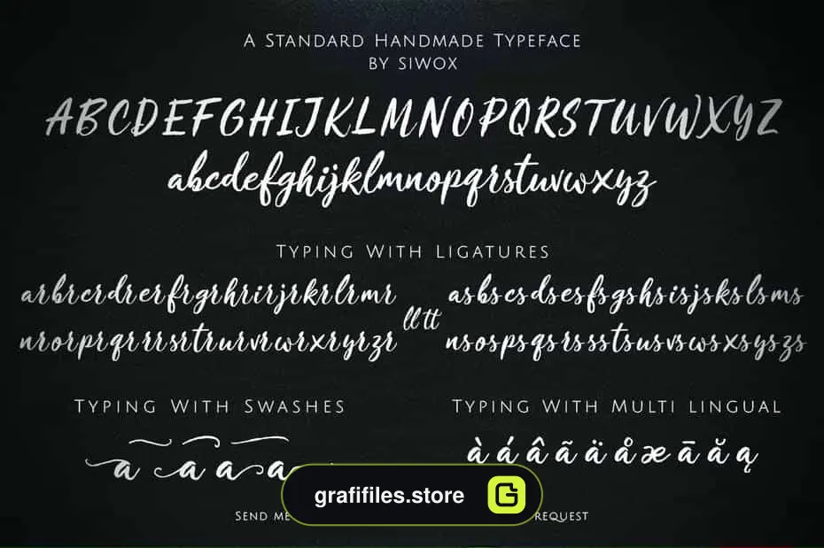 فونت انگلیسی Crushine Wet Brush + Webfonts :
