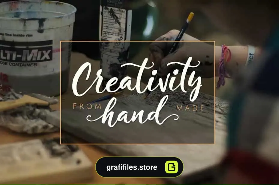فونت انگلیسی Crushine Wet Brush + Webfonts :