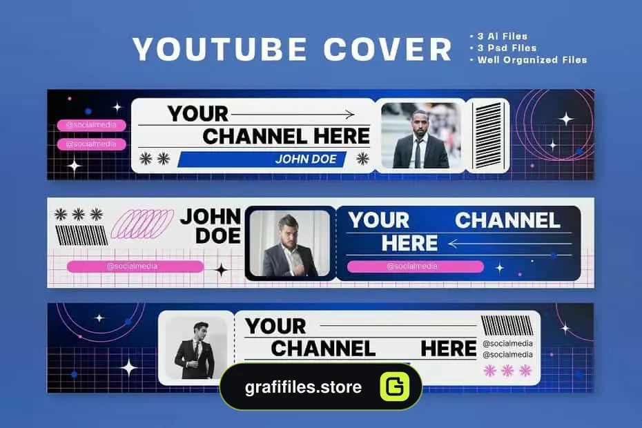 دانلود فایل لایه باز کاور یوتیوب رمزنگاری Crypto YouTube Cover - 4 فایل لایه باز کاور یوتیوب رمزنگاری - 3