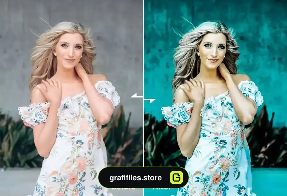 دانلود پریست لایت روم و فتوشاپ نور آبی به همراه اکشن فتوشاپ Cute Aqua Light - Preset and Action Lighroom - 4 پریست لایت روم نور آبی - 3