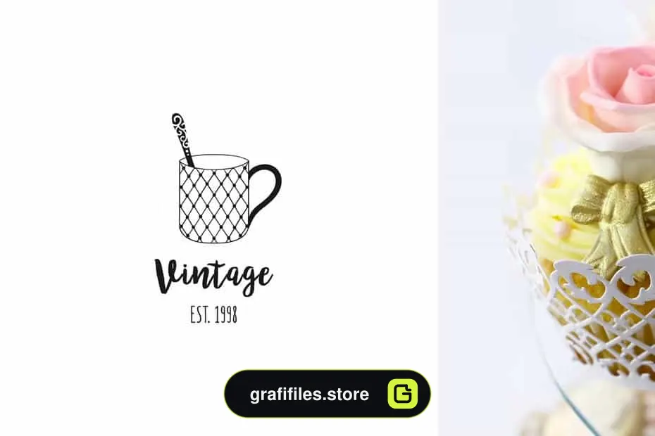 طرح لایه باز لوگو خوراکی