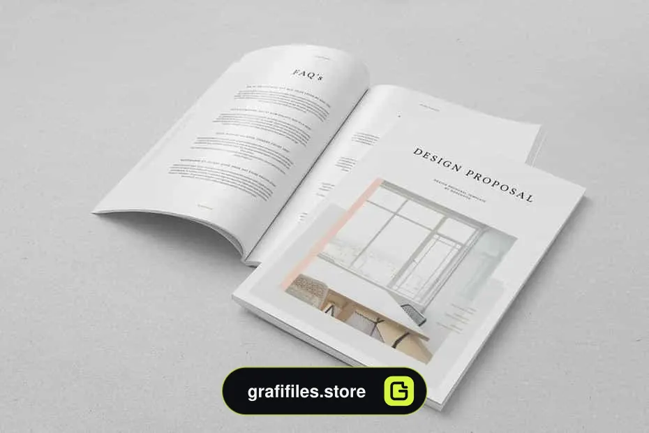 قالب ایندیزاین پروپوزال Design Proposal - 14