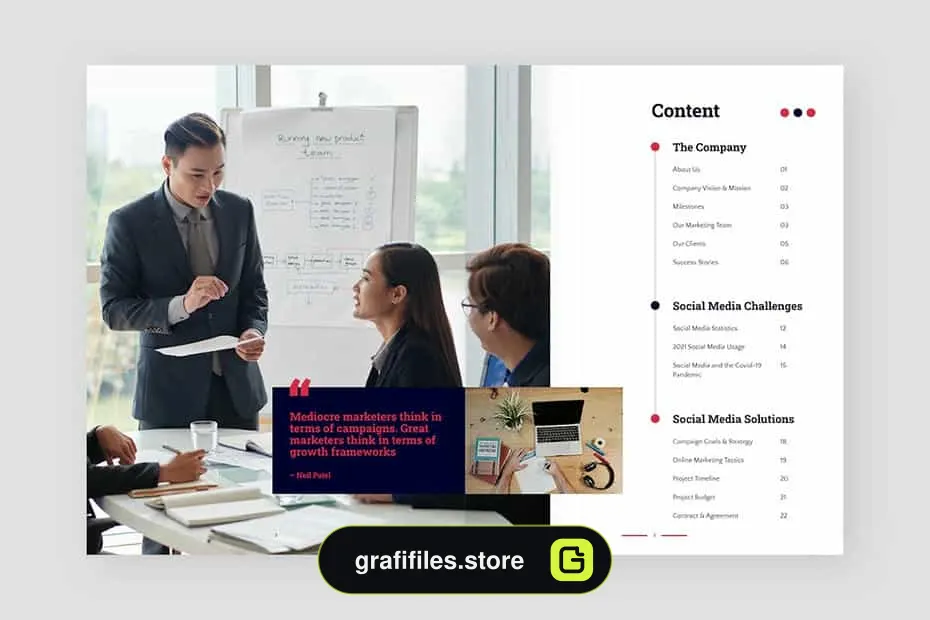 دانلود قالب آماده ورد پروپوزال بازاریابی دیجیتال Digital Marketing Proposal Ms Word / PPT - 1 قالب آماده ورد پروپوزال بازاریابی دیجیتال